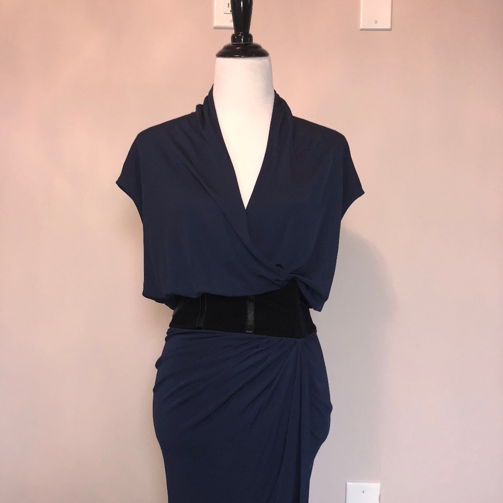 haute hippie blue dress Haute Hippie | Dresses | Nwt Haute Hippie Lapis Blue Jersey Dress Sz S